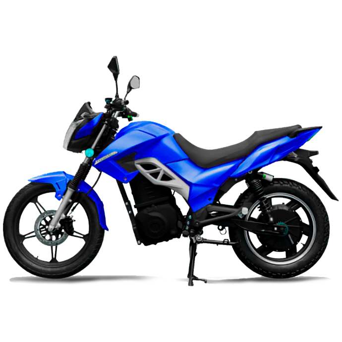 Motocicleta Azul