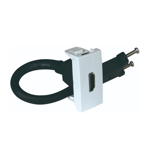Toma HDMI con Conector blanco