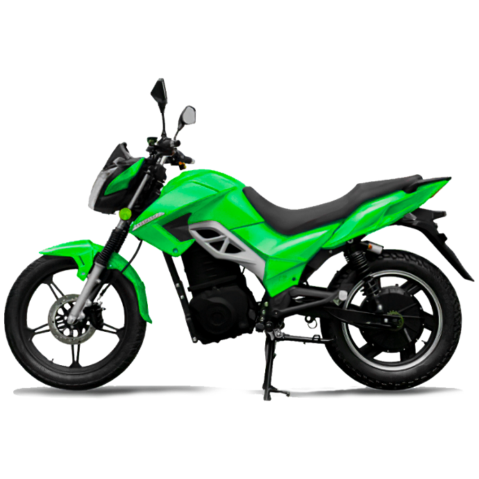 Motocicleta Verde