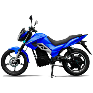 Motocicleta Azul